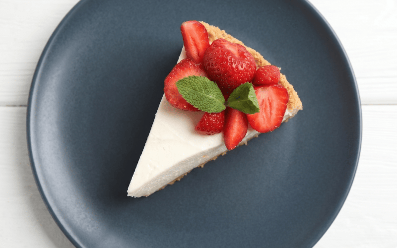 nepečený jahodový cheesecake do blogu